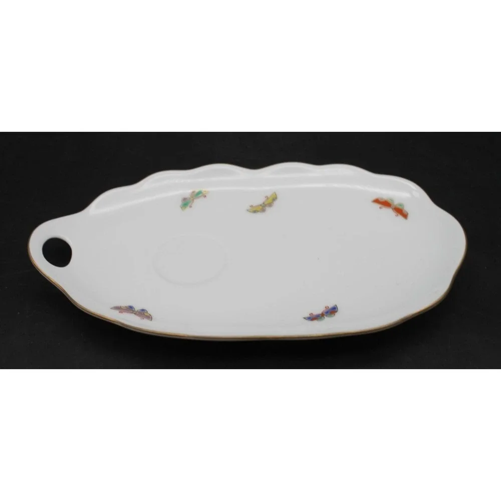 Vintage Fujikawa Japan Snack Tray Cup Holder Plate 8